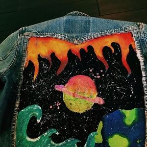 PAINTED JEAN JACKETS **DO NOT BUY, FOR TIFFANY
